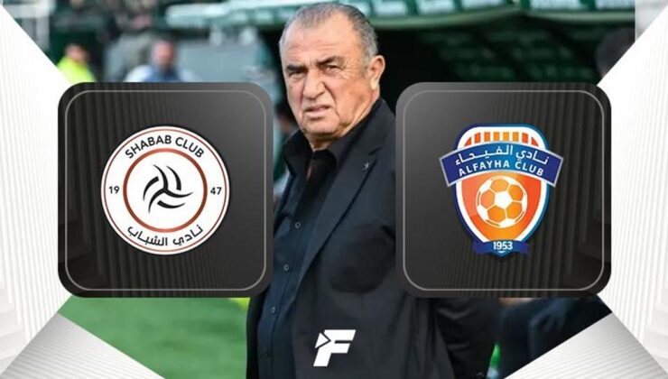 Al Shabab-El Feiha maçı canlı | Fatih Terim ilk maçında